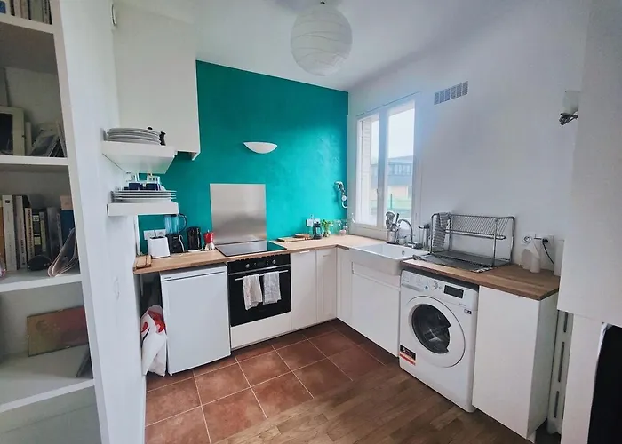 Apartamento Beautiful On The Banks Of The Ourcq Canal *